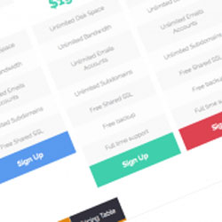 Easy Pricing Table 