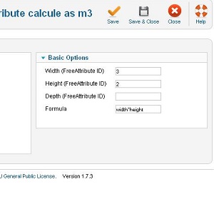 JoomShopping Plugins: Free Attribute calculate as m3 
