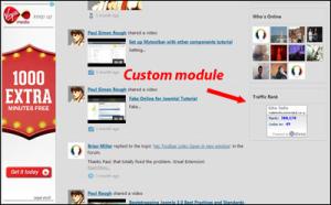 Custom Module for Jomsocial 