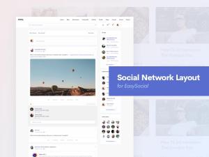 EasySocial Infinity Template 