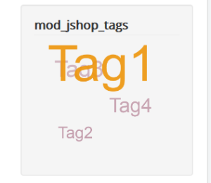 JoomShopping Addons: Tags 